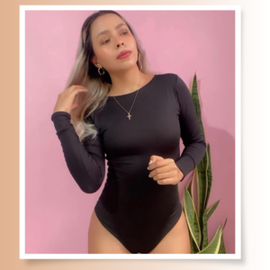 Ref. Body Basico manga larga Tela polilicra doble