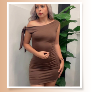 Ref. Vestido ADHARA  Tela polilicra doble